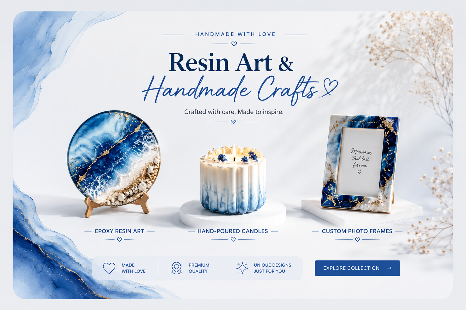 Resin Art & Handmade Crafts