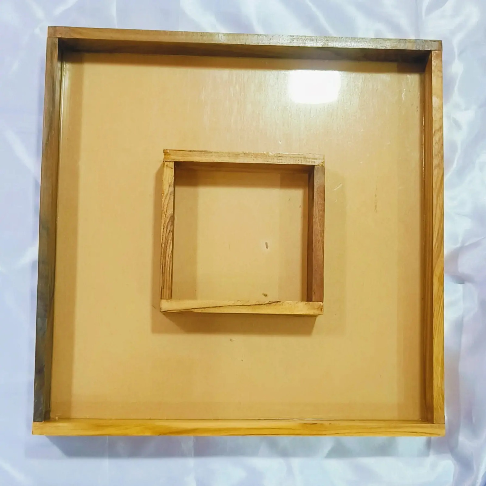 15x15 Resin Teakwood Frame for Epoxy Resin Art