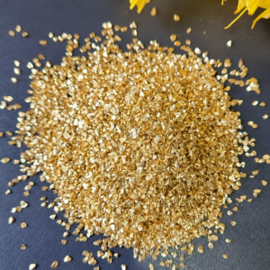 Granules stones in golden